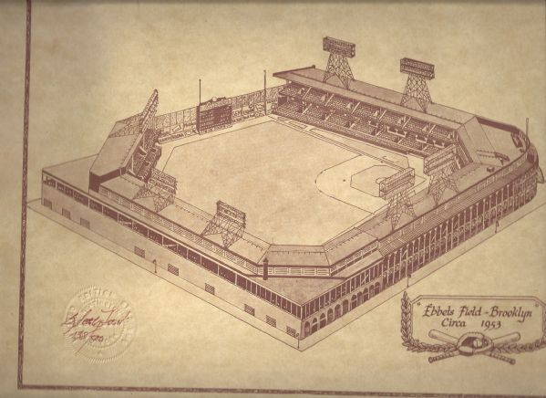 The Ball Park Series of Limited Edition Stadiums - (14) of (16) Originals Artistic Renderings 