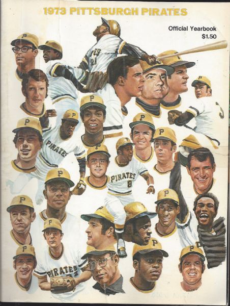 1960 - 1972 and 1973 Pittsburgh Pirates Yearbook Lot of (3)