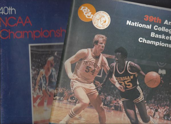 1976 - 2016 A Full Run of NCAA Basketball Final Four Programs - Quantity of (41) 