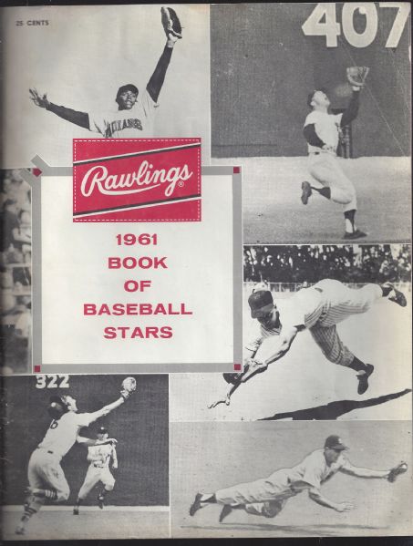 1961 Rawlings Big Book of Baseball Stars Booklet