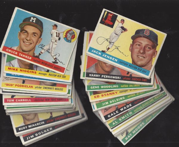 1955 Topps Baseball Card Lot of (40) # 3 - All different