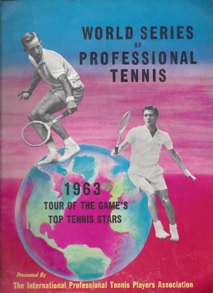 1963 Tennis Program: The World Series of Tennis Tour 