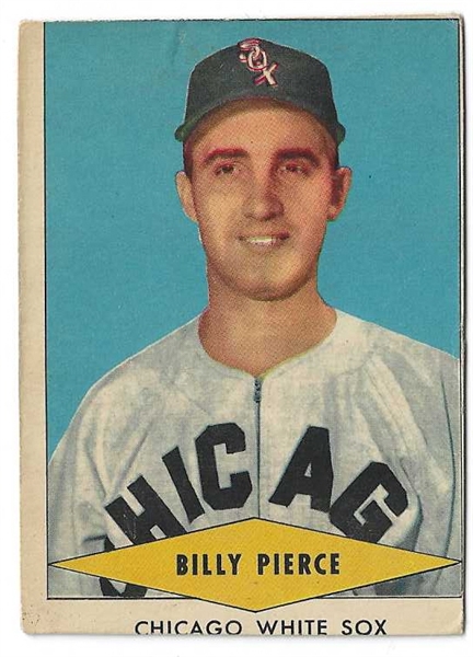 1954 Billy Pierce (White Sox) Red Heart Baseball Card