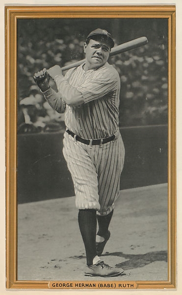 1934 Babe Ruth (HOF) Goudey R309-1 Stand-Up with Easel Back