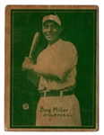 1931 W517 Bing Miller Baseball Strip Card