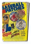 1974 Fleer Baseball Patches Full Opened Pack 