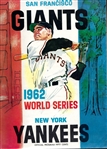 1962 World Series (NY Yankees vs. SF Giants) Official Program at Candlestick Park