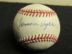 Tommy Agee (NY Mets) Autographed ONL Baseball with JSA Certification 