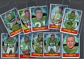 1967 NY Jets (AFL) Lot of (10) Topps Football Cards - All Are At Least Better grade