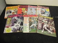1968 - Early 1970s Joe Namath (HOF) Big Lot of (7) Sports Related Publications