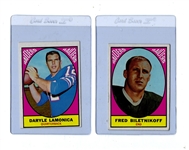 1967 Topps Football Lot of (2) Star Cards - Lamonica & Biletnikoff