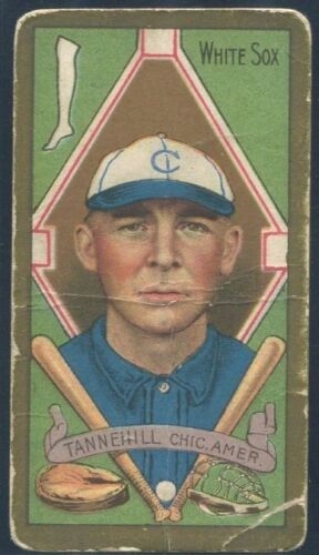1911 T205 Gold Border Lee Tannehill Tobacco Card