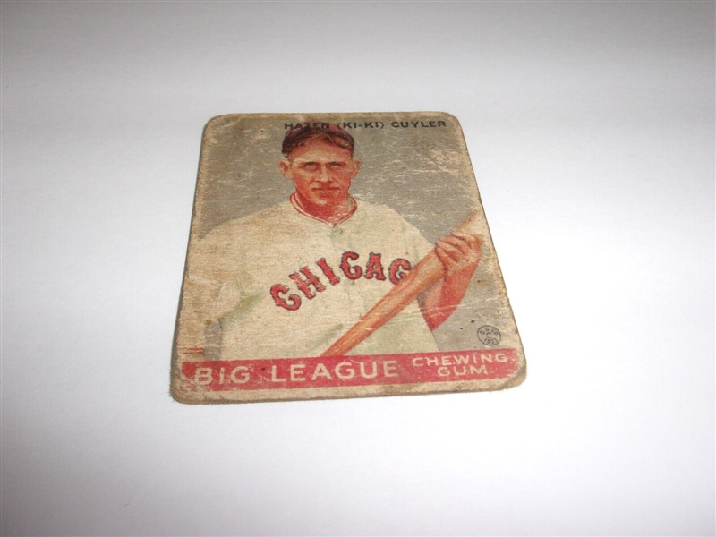 1933 KiKi Cuyler (HOF) Goudey Baseball Card
