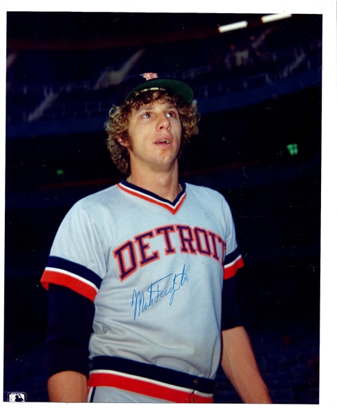 Mark Fidrych (Detroit Tigers) Autographed 8 x 10 Color Photo with COA