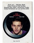 1968 Rod Gilbert O-Pee-Chee Hockey Puck Stickers - #9