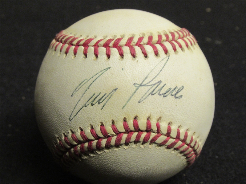 Tim Raines (HOF) OAL Autographed Baseball 
