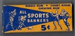C. 1940s Paris Gum Felt Banner Empty Display Box