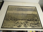 1908 Army vs. Navy Sunday Pictorial Panoramic Display Piece - Awesome