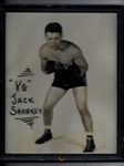 C. 1930 - 32 Jack Sharkey (Lithuanian Boxer) Framed Vintage Photo 