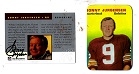 Sonny Jurgensen (Washington Redskins) 1970 Topps Glossy Card & NFL Properties  Autographed Card
