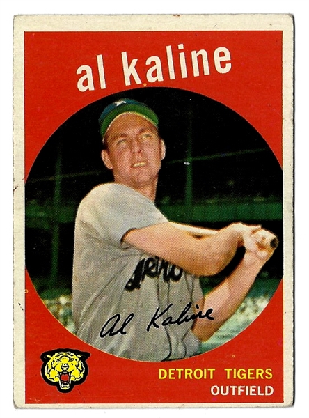 1959 Al Kaline (HOF) Topps Baseball Card