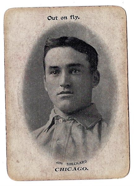 1906 Fan Craze -Jim Sheckard (Chicago ) - Baseball Game Card