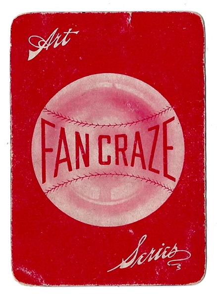 1906 Fan Craze -Jim Sheckard (Chicago ) - Baseball Game Card
