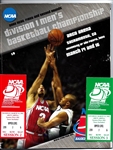 2002 NCAA Basketball Championship Program with (2) Ticket Stubs at Arco Arena