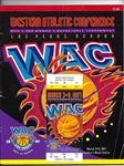 1997 NCAA Basketball WAC Tournament - Mens Semi Finals -  Program & Ticket - At Las Vegas