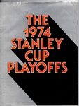 1974 The Stanley Cup Finals - The Flyers Beat Boston - Official Program 