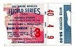 1966 World Series (Balt. O's vs. LA Dodgers) Game #3 Ticket at Baltimore