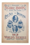 1915 World Series (Boston Red Sox vs. Philadelphia Phillies) Official  Program at Boston