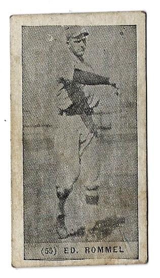 1928 Ed Rommel (Philadelphia A's) Harrington's Ice Cream Card