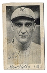 1920s George Kelly (HOF) Baseball Exhibit Card