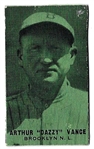 C. 1930 - 32 Dazzy Vance (HOF) W432 Baseball Exhibit Card