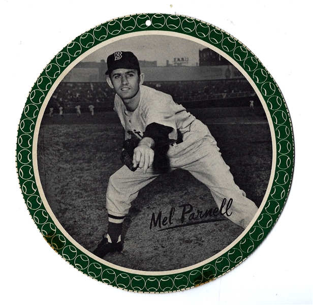 1950 Mel Parnell (Boston Red Sox) All-Star Pinup Disc