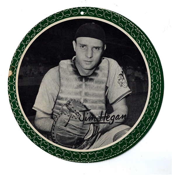 1950 Jim Hegan (Cleveland Indians) All-Star Pinup Disc