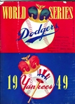 1949 World Series (NY Yankees vs. Brooklyn Dodgers) Official Program - Game #5 Clincher