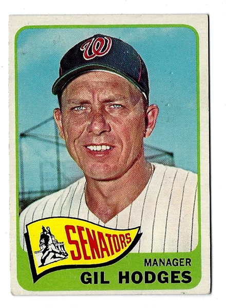 1965 Gil Hodges (HOF) Topps Manager Card