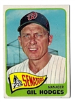 1965 Gil Hodges (HOF) Topps Manager Card