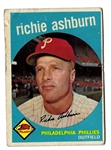 1959 Richie Ashburn (HOF) Topps Baseball Card