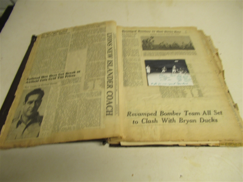 1944-45 Galveston Airfield Military Base Football Team Scrapbook