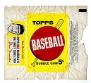 1963 Topps Baseball Wrapper - Variation # 1