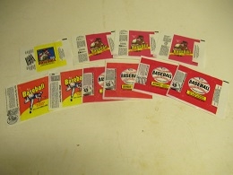 1970's Topps & O-Pee-Chee Lot of (10) Baseball  Wrappers