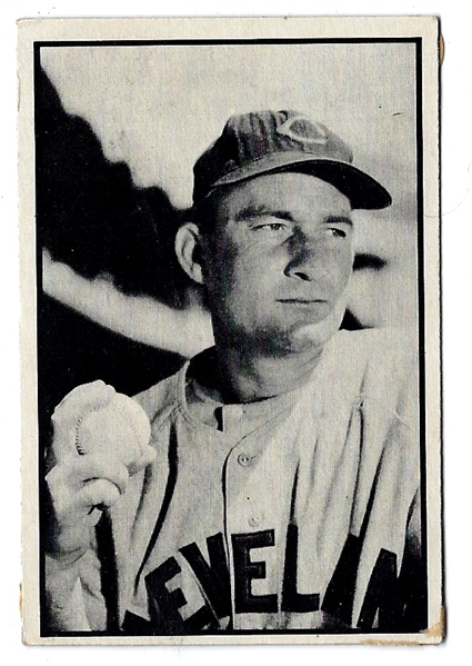 1953 Bob Lemon (HOF) Bowman  BxW Baseball Card