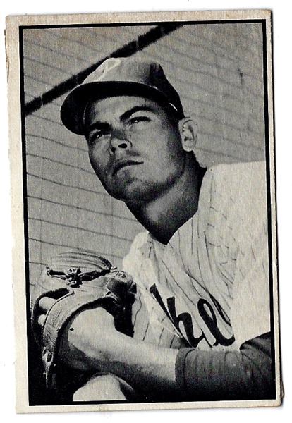 1953 Jack Lohrke (Philadelphia Phillies) Bowman BxW Baseball Card