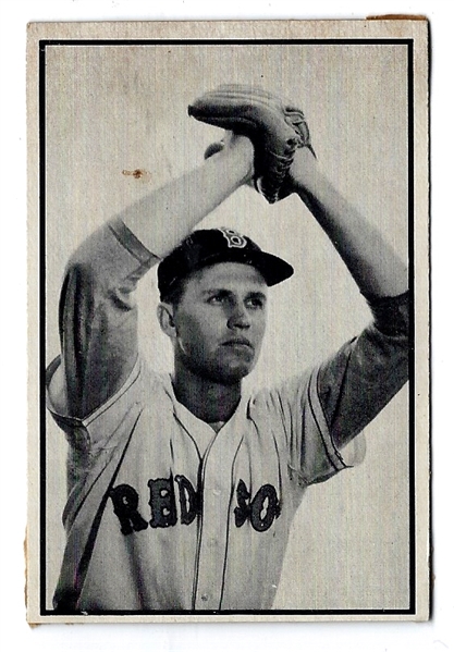 1953 Willard Nixon (Boston Red Sox) Bowman BxW Baseball Card