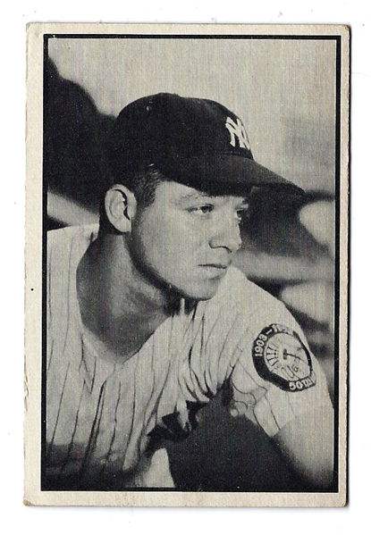 1953 Bill Miller (NY Yankees) Bowman BxW Baseball Card