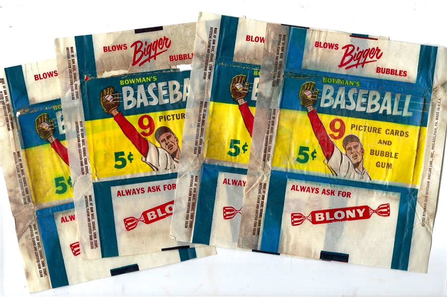 1955 Bowman Baseball Memorabilia Lot 