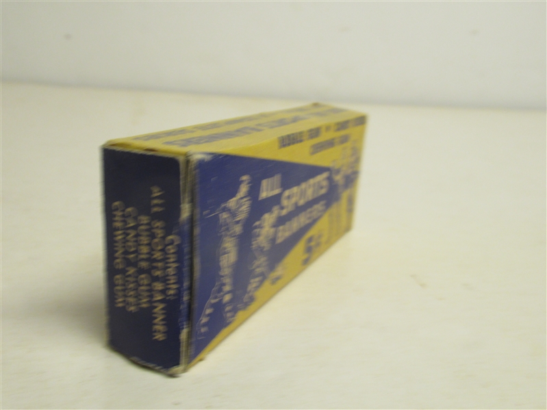 1949-50 Paris Gum Empty Baseball Candy Box 